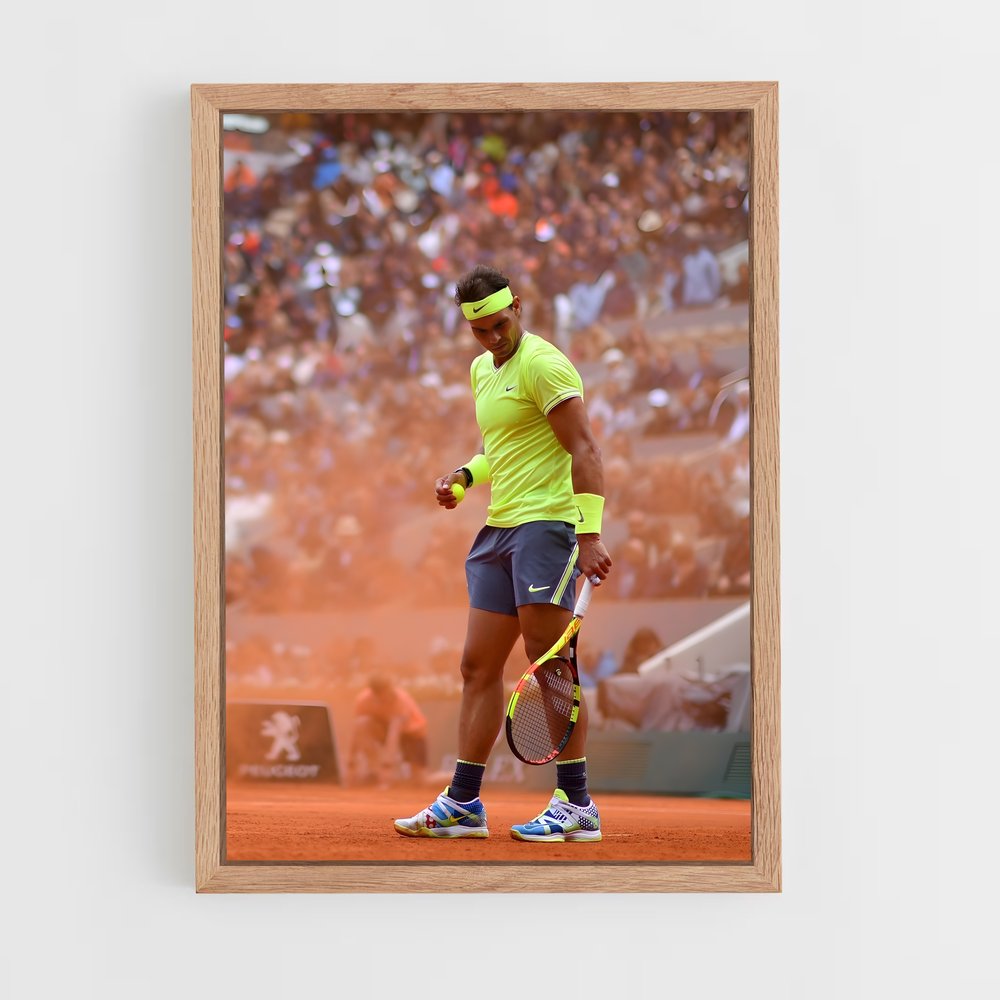 ap-rafael nadal-7 cadre Bois clair