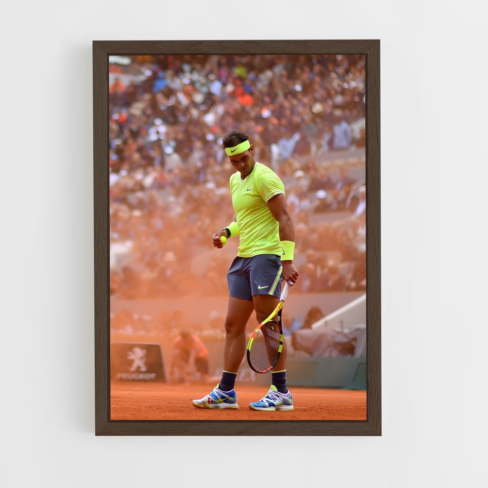 ap-rafael nadal-7 cadre Bois foncé