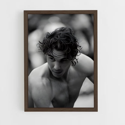ap-rafael nadal-8 cadre Bois foncé