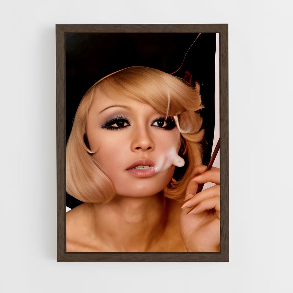ap-raffaella carra-2 cadre Bois foncé