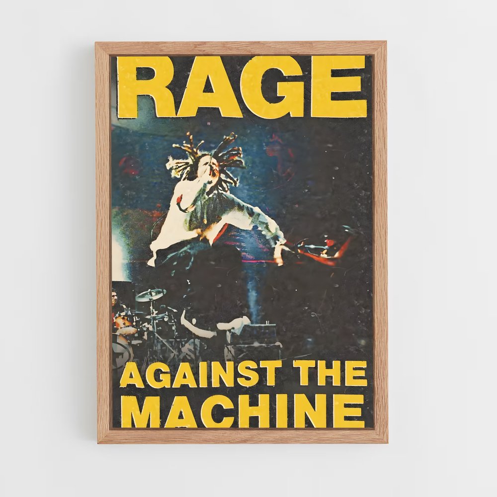 ap-rage against the machine-1 cadre Bois clair