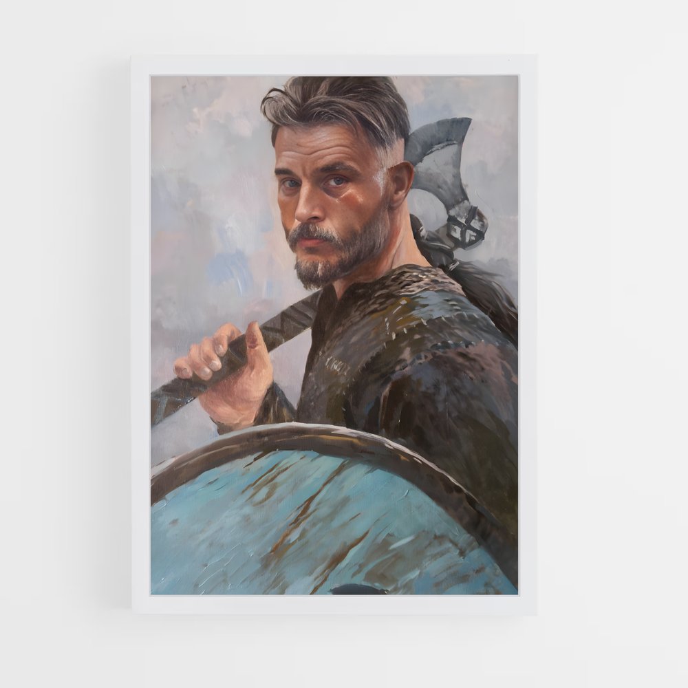 ap-ragnar lothbrok-12 cadre Blanc