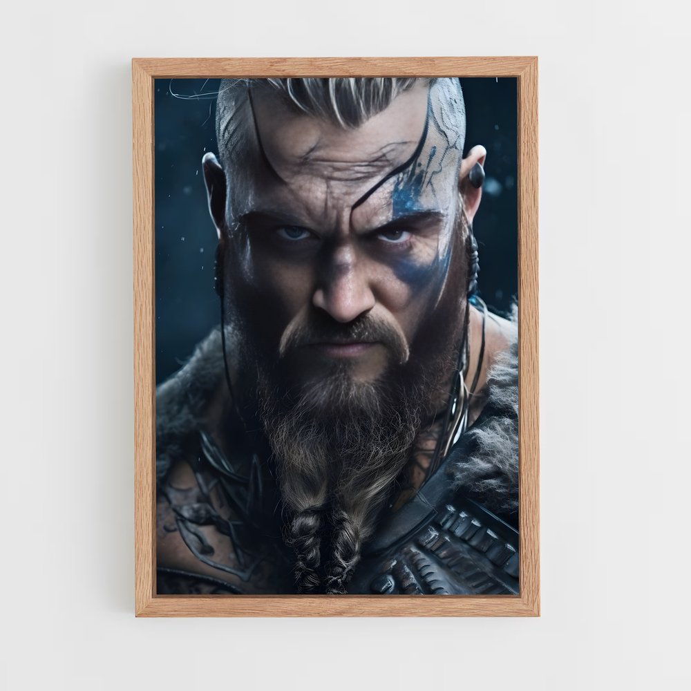 ap-ragnar lothbrok-15 cadre Bois clair
