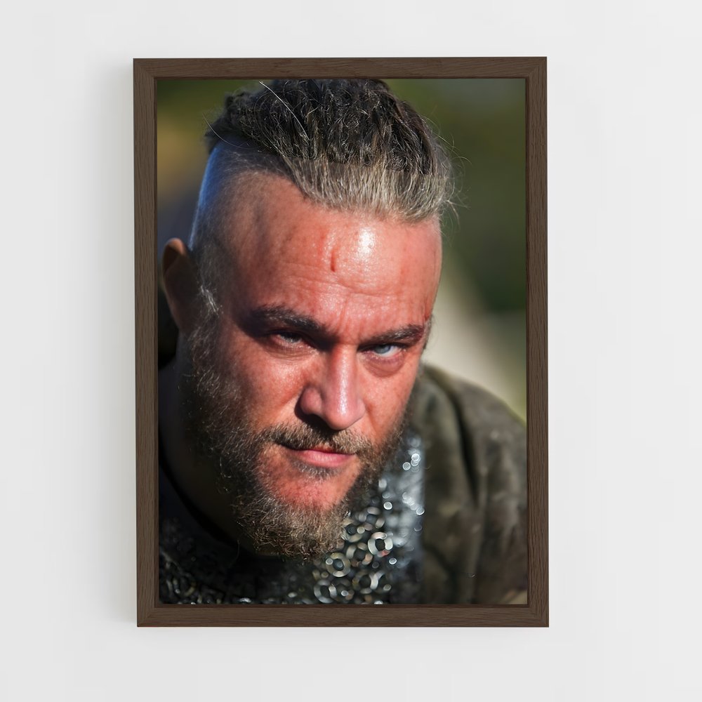 ap-ragnar lothbrok-16 cadre Bois foncé
