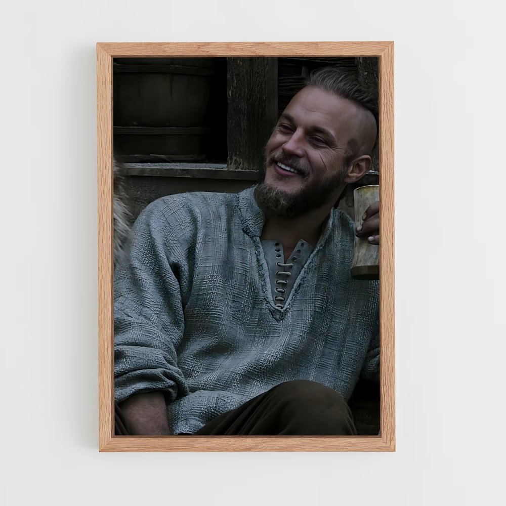 ap-ragnar lothbrok-2 cadre Bois clair