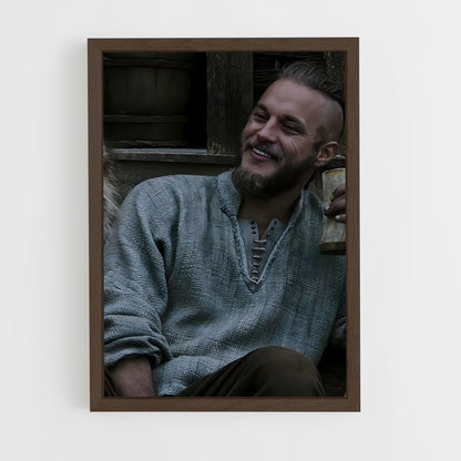 ap-ragnar lothbrok-2 cadre Bois foncé