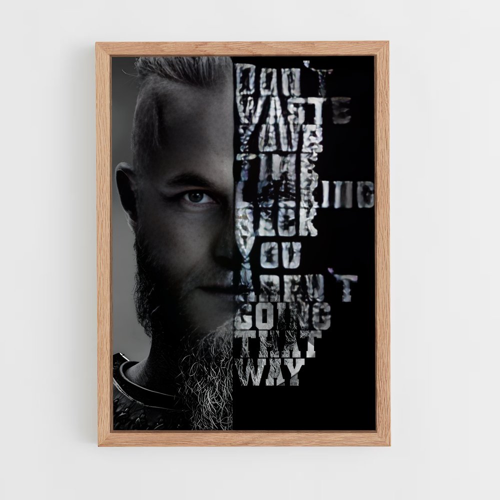 ap-ragnar lothbrok-4 cadre Bois clair