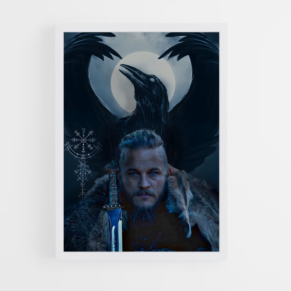 ap-ragnar lothbrok-5 cadre Blanc