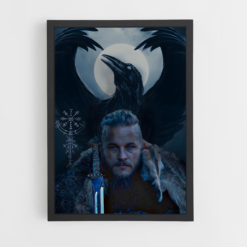 ap-ragnar lothbrok-5 cadre Noir