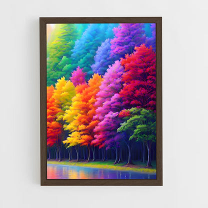 ap-rainbow-11 cadre Bois foncé