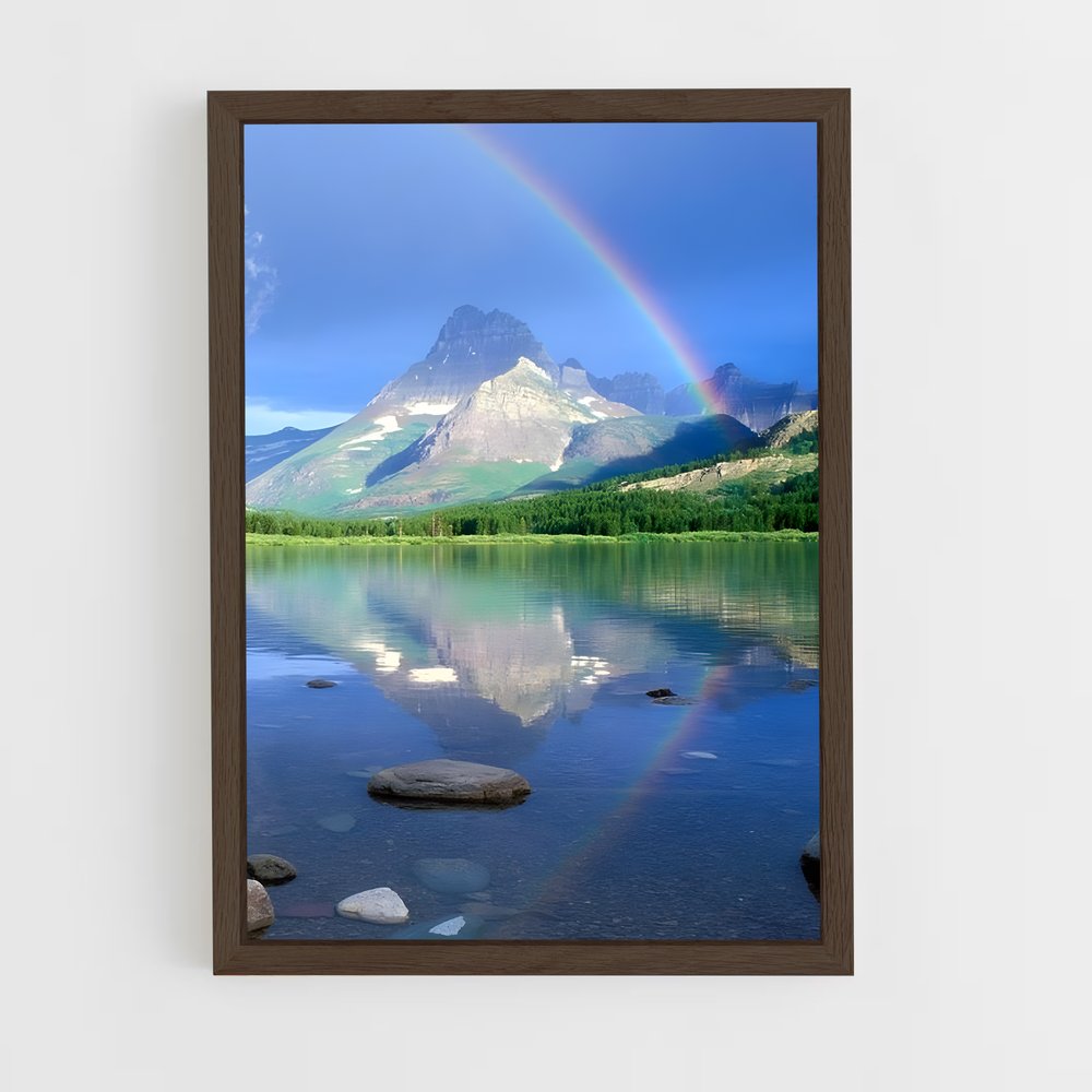 ap-rainbow-3 cadre Bois foncé