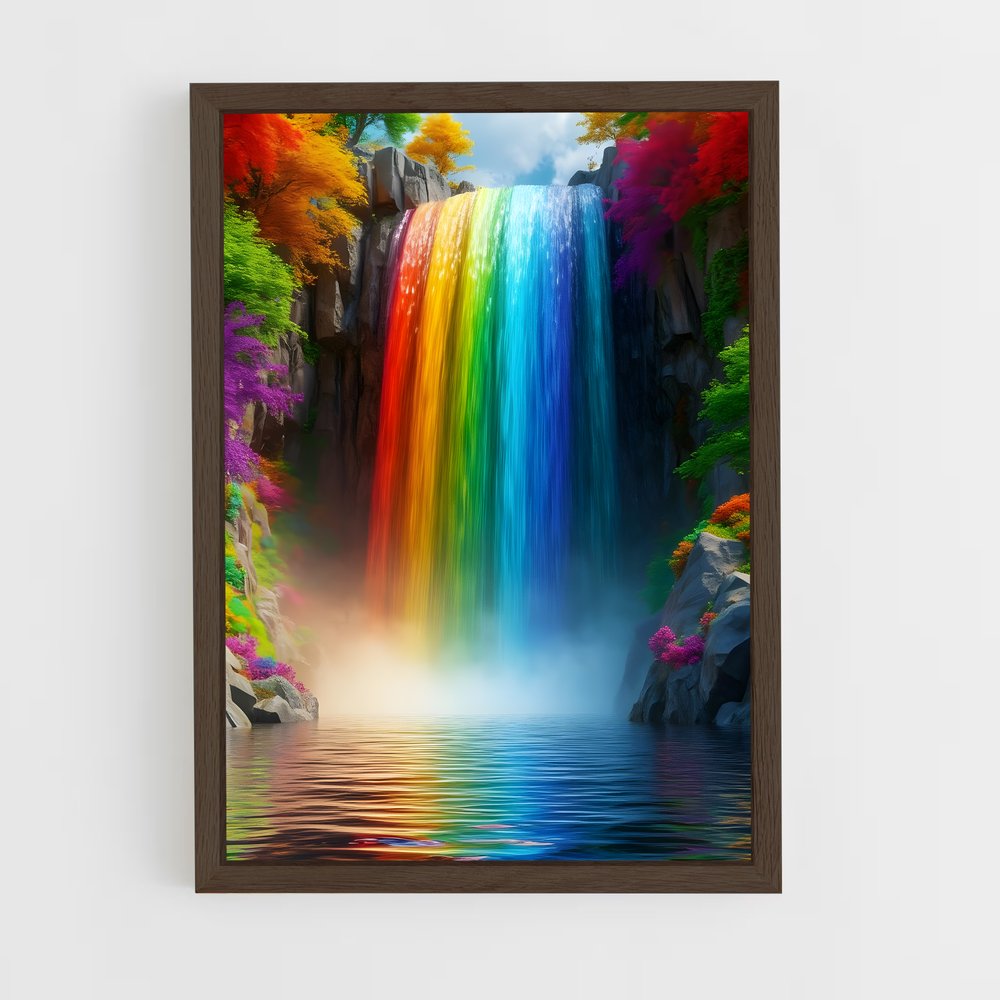 ap-rainbow-4 cadre Bois foncé