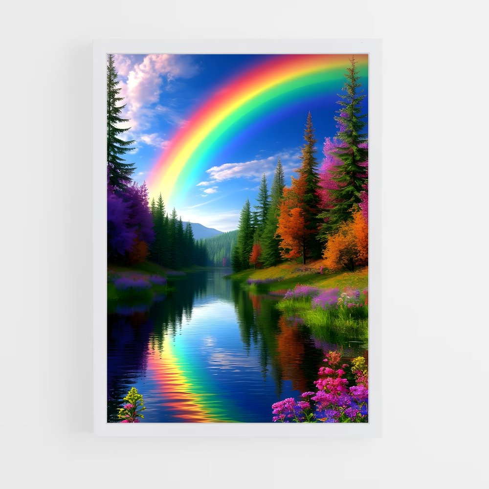 ap-rainbow-9 cadre Blanc