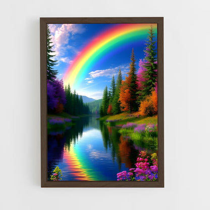 ap-rainbow-9 cadre Bois foncé