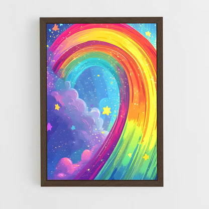 ap-rainbow arc-1 cadre Bois foncé