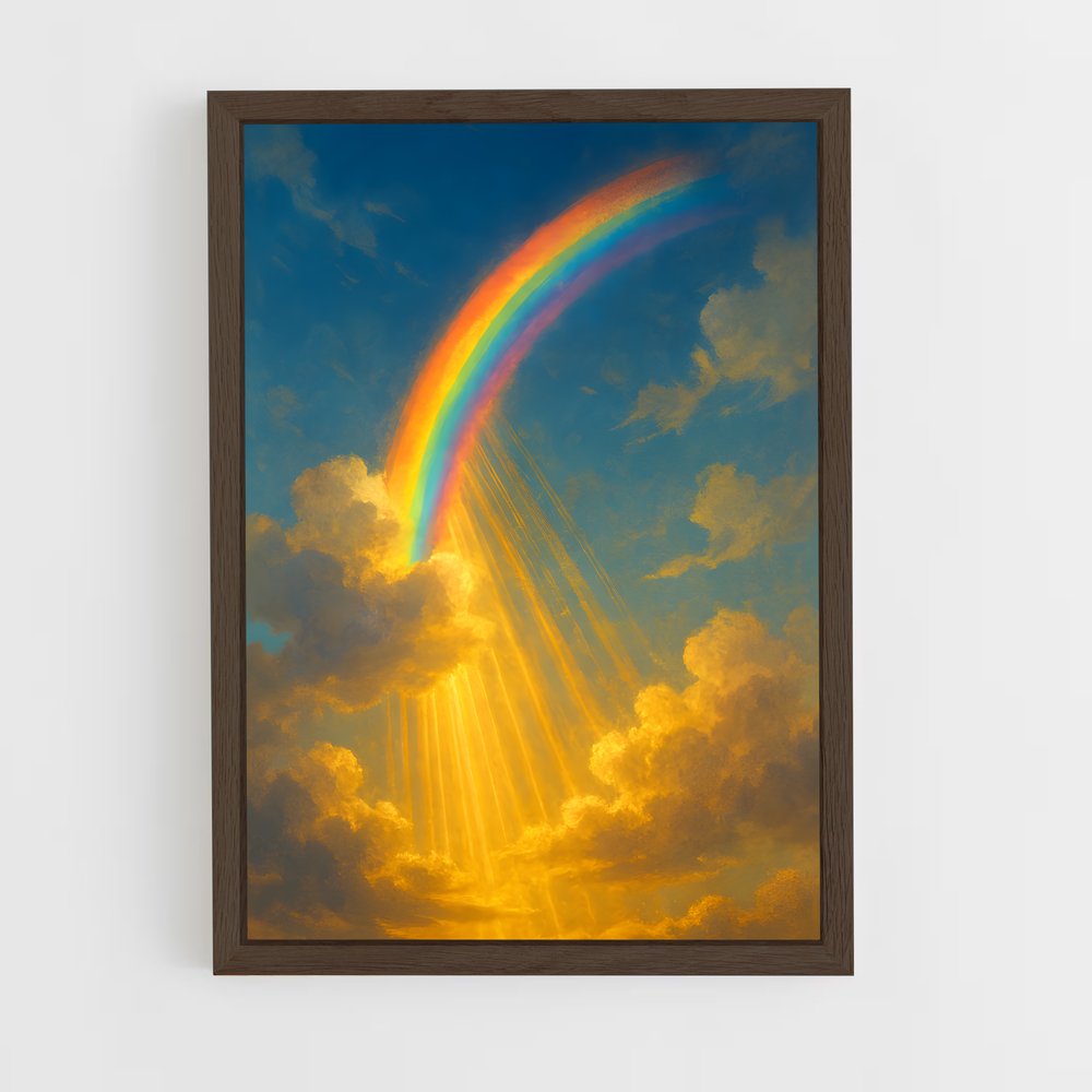 ap-rainbow arc-2 cadre Bois foncé