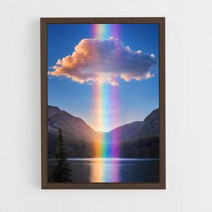 ap-rainbow arc-3 cadre Bois foncé