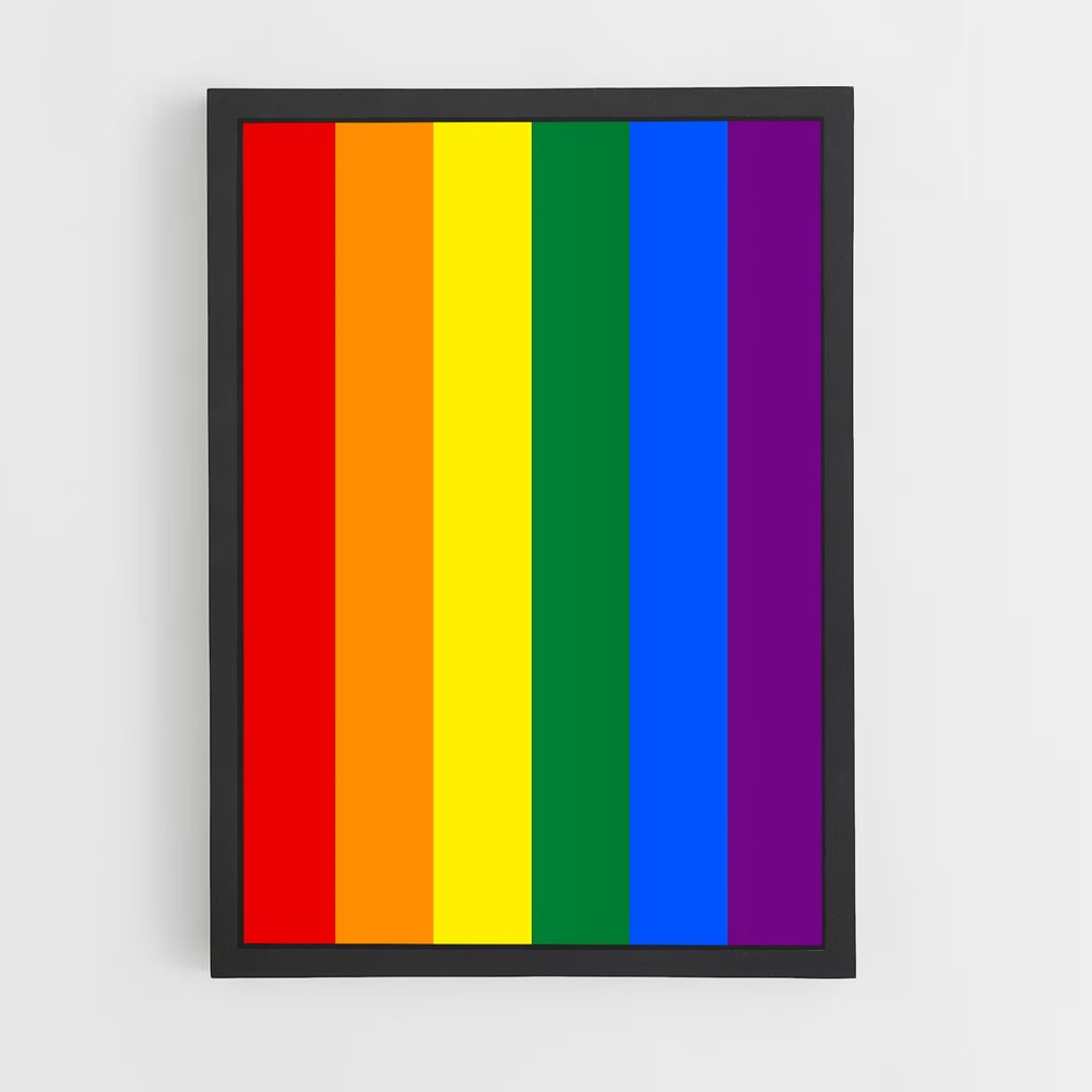 ap-rainbow flag-1 cadre Noir