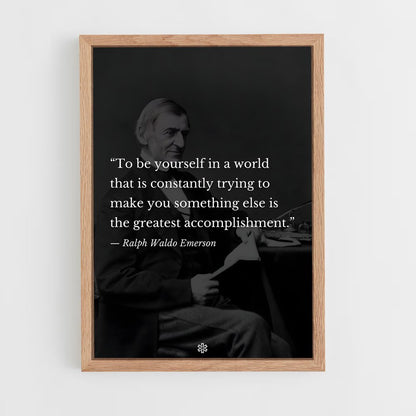 ap-ralph waldo emerson-2 cadre Bois clair