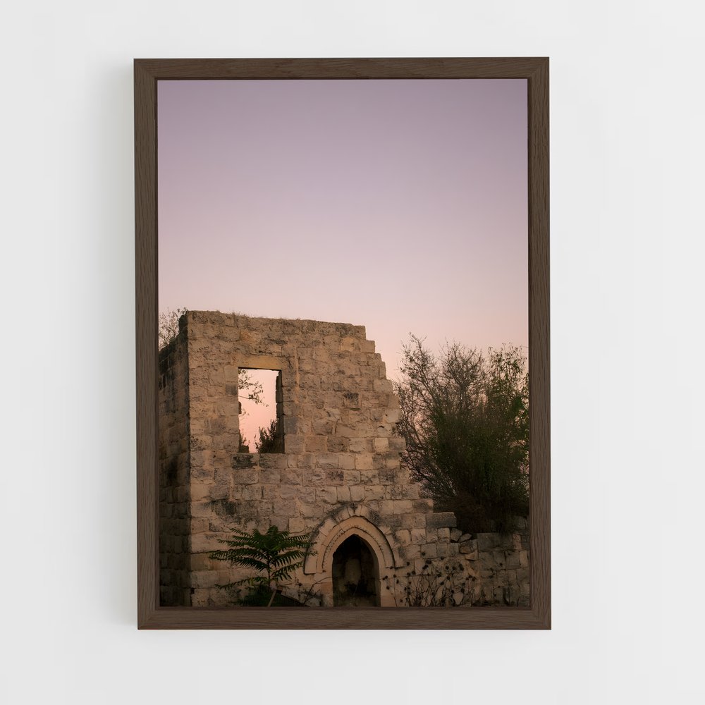 ap-ramallah-6 cadre Bois foncé