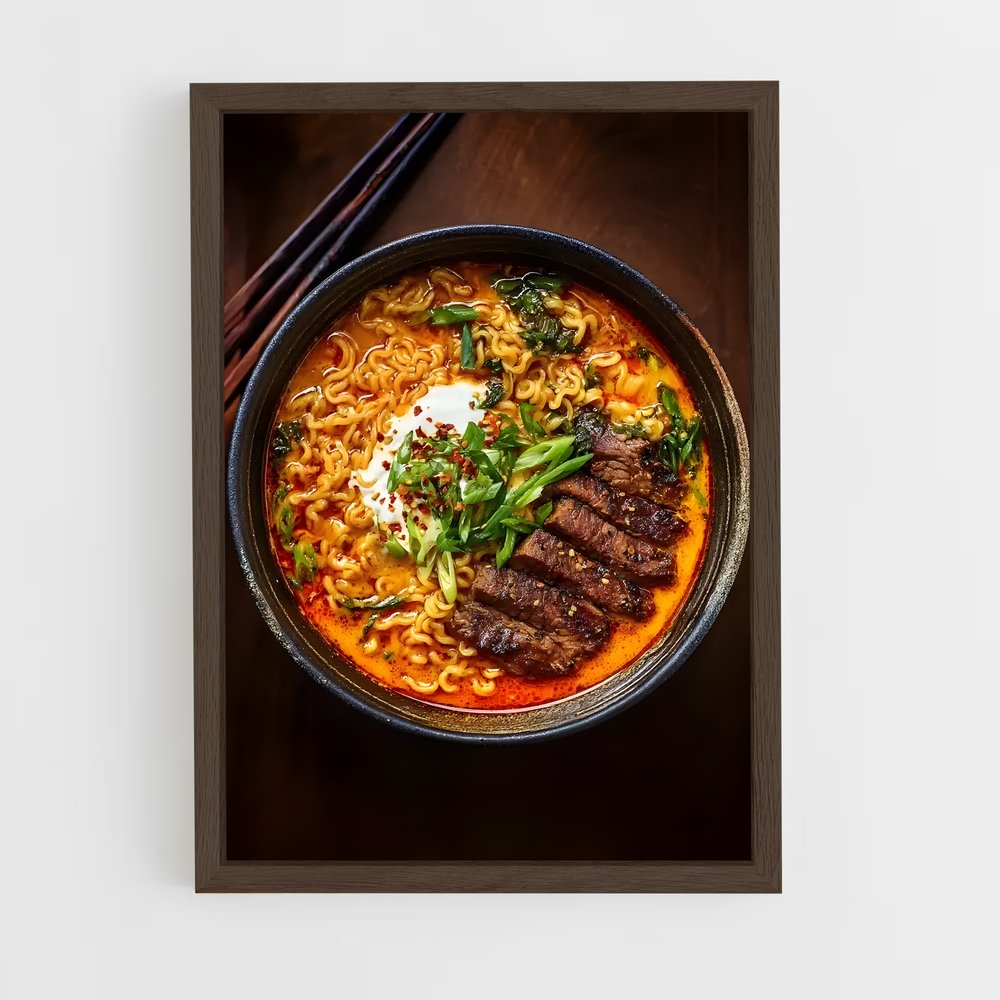 ap-ramen-3 cadre Bois foncé