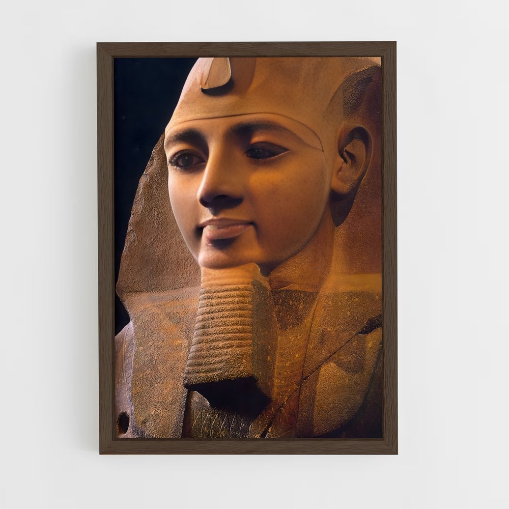 ap-ramesses ii-4 cadre Bois foncé