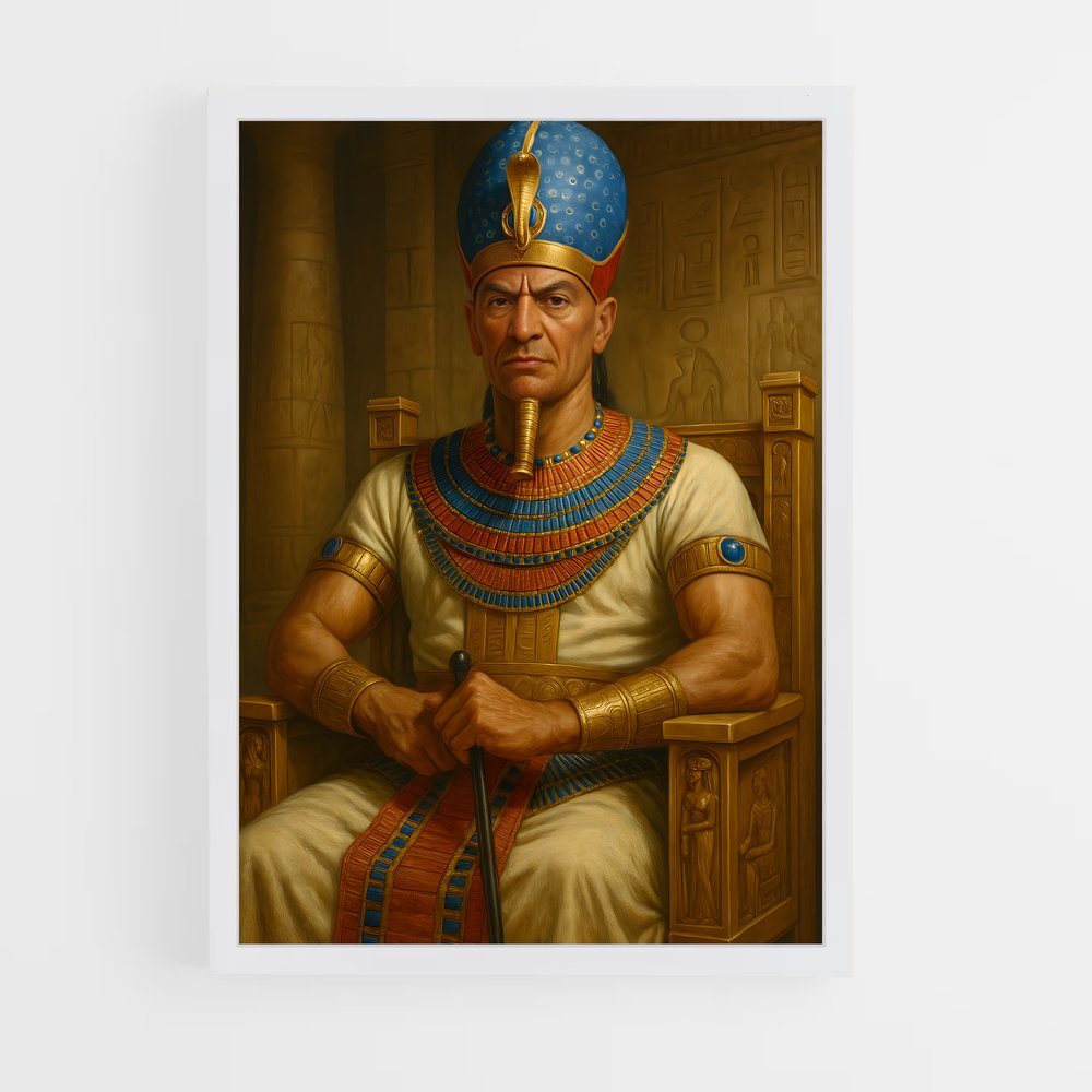 ap-ramesses ii-5 cadre Blanc