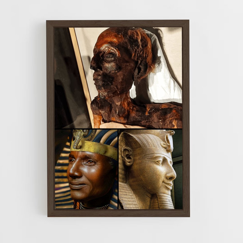 ap-ramesses ii-7 cadre Bois foncé