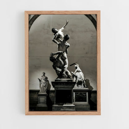 ap-rape of the sabine women giambologna-4 cadre Bois clair