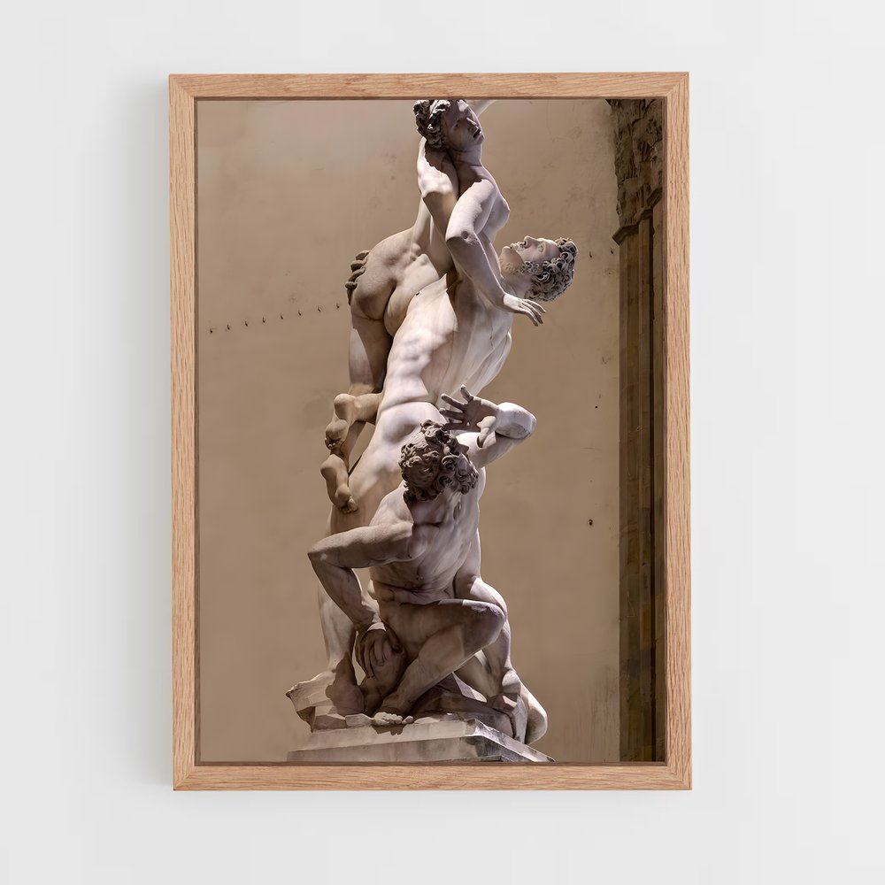 ap-rape of the sabine women giambologna-5 cadre Bois clair