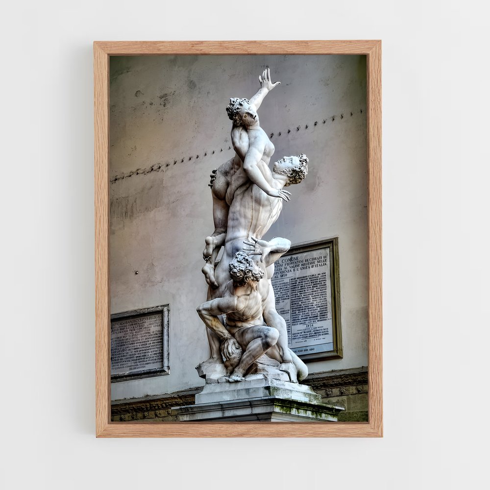 ap-rape of the sabine women giambologna-6 cadre Bois clair
