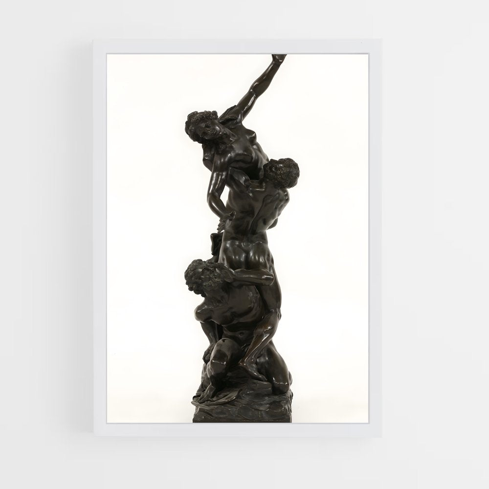 ap-rape of the sabine women giambologna-7 cadre Blanc