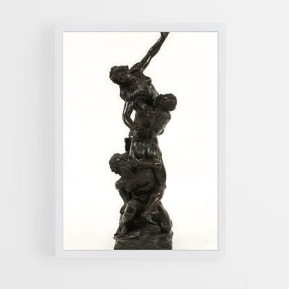 ap-rape of the sabine women giambologna-7 cadre Blanc
