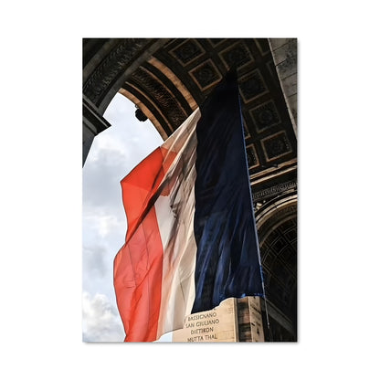 Poster Fierté Tricolore