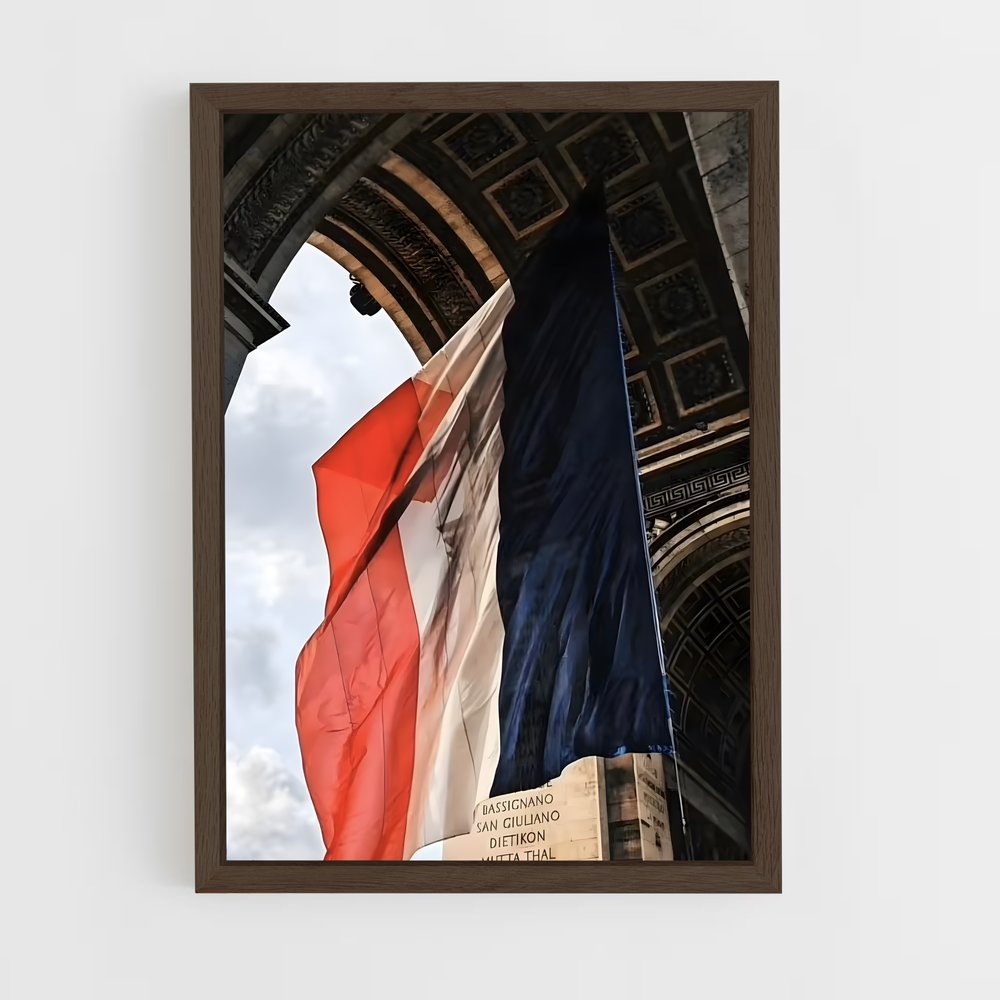 ap-rassemblement national france-1 cadre Bois foncé