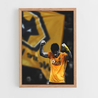 ap-raul jimenez-4 cadre Bois clair