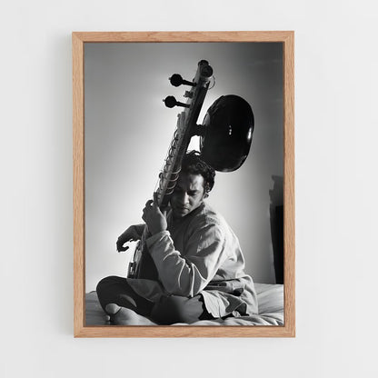 ap-ravi shankar-1 cadre Bois clair