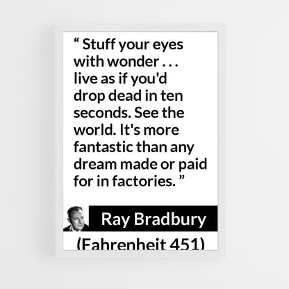 ap-ray bradbury-8 cadre Blanc