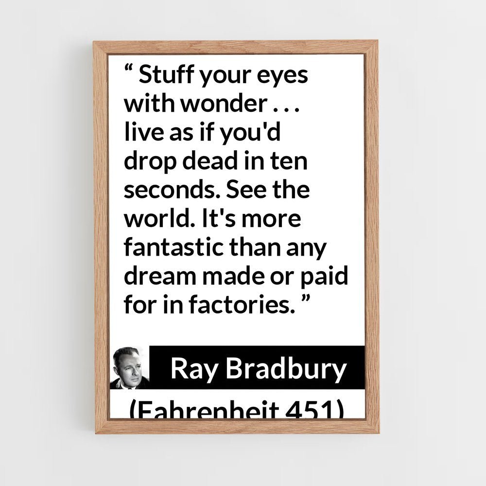 ap-ray bradbury-8 cadre Bois clair