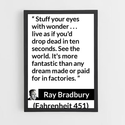 ap-ray bradbury-8 cadre Noir