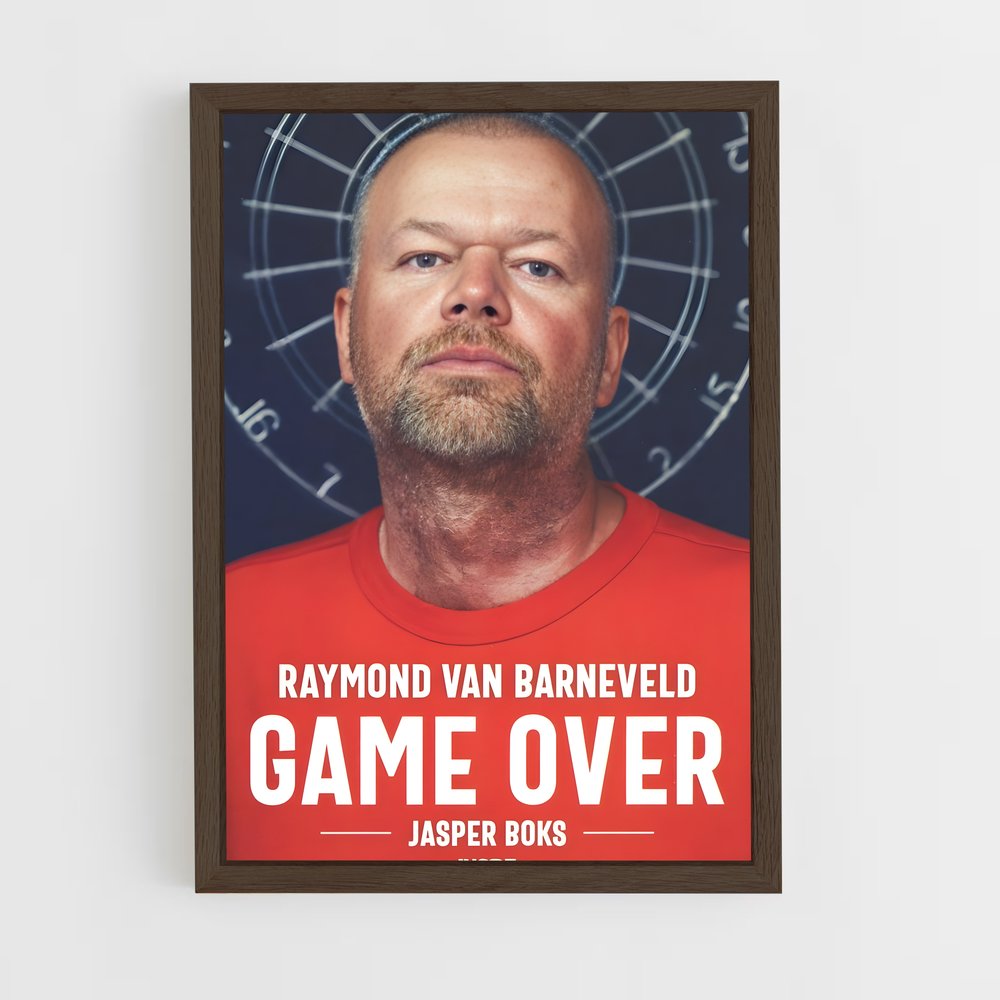 ap-raymond van barneveld-3 cadre Bois foncé