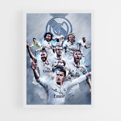 ap-real madrid cf-14 cadre Blanc