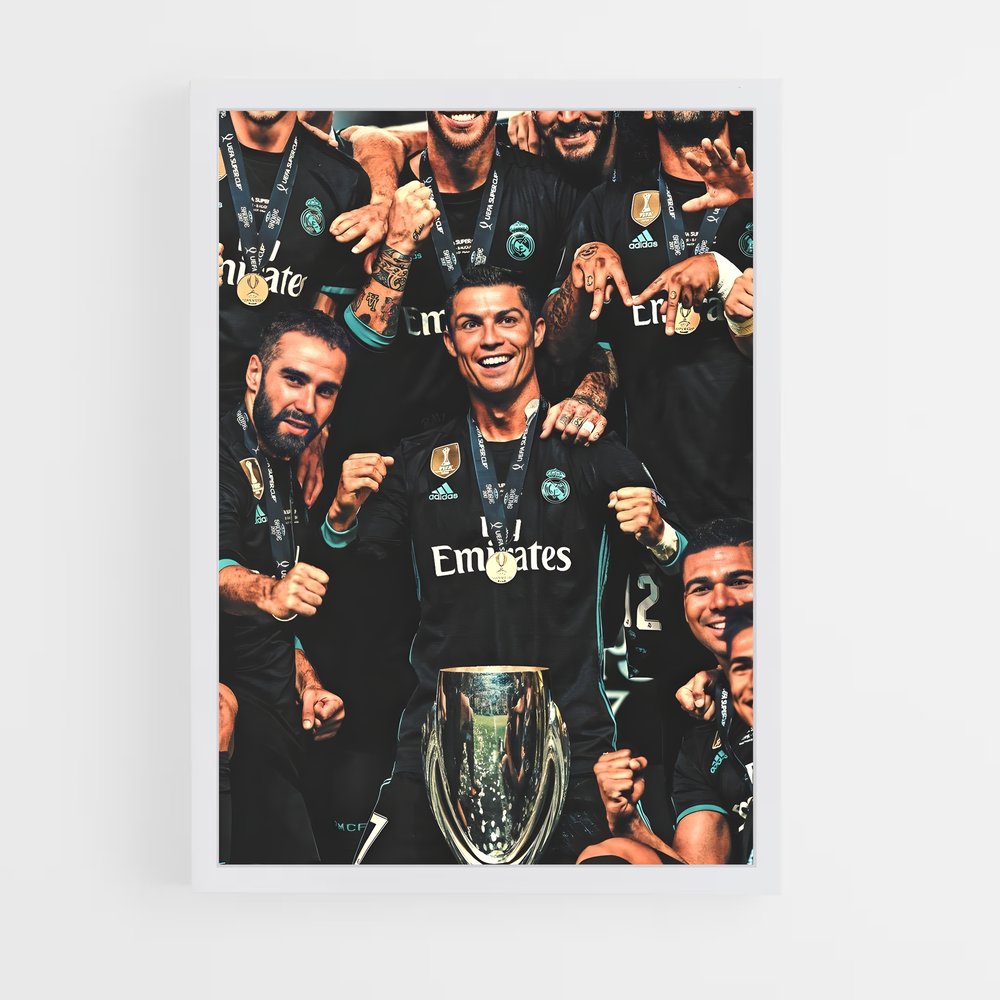 ap-real madrid cf-7 cadre Blanc
