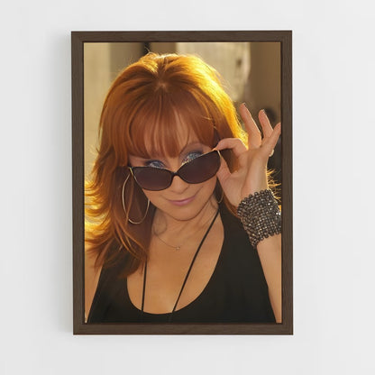 ap-reba mcentire-3 cadre Bois foncé