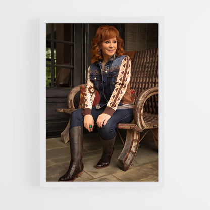 ap-reba mcentire-8 cadre Blanc