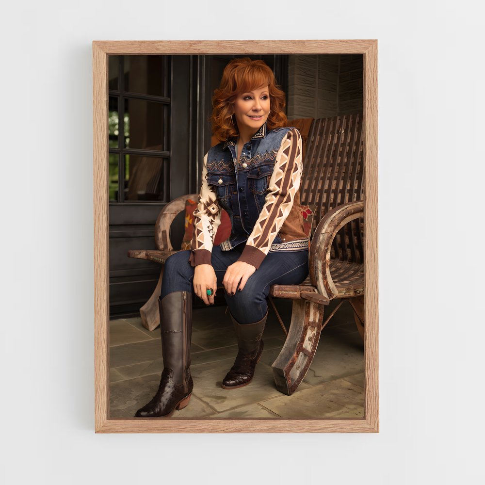 ap-reba mcentire-8 cadre Bois clair