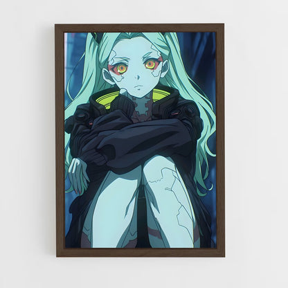 ap-rebecca cyberpunk-4 cadre Bois foncé