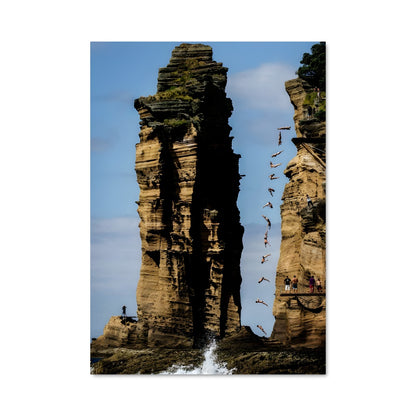 Poster Saut en Flamme