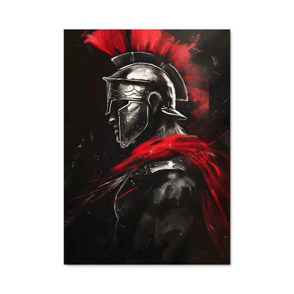 Poster Guerrier de la Chevelure Écarlate