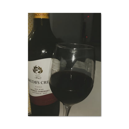 Poster Vin Rouge Éclat